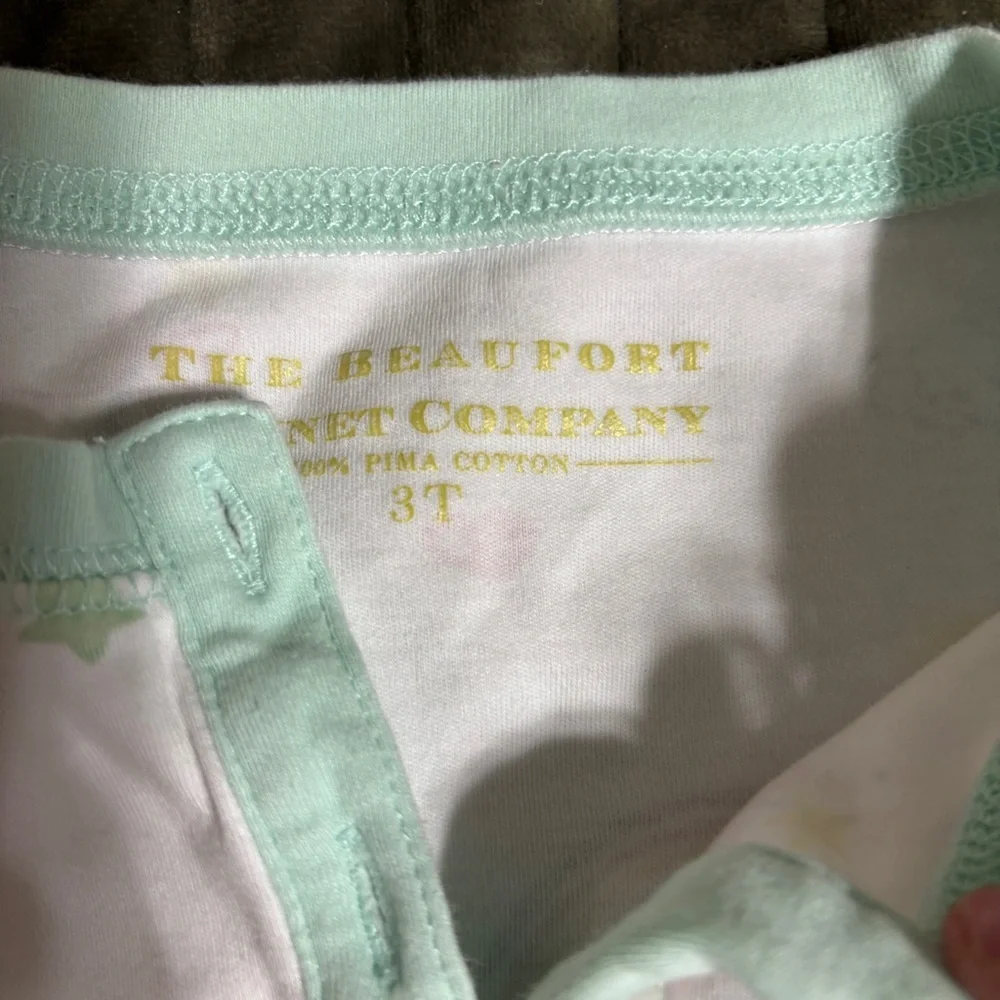 The Beaufort Bonnet Company Rainbow and Sun Pajama Set - White and Mint